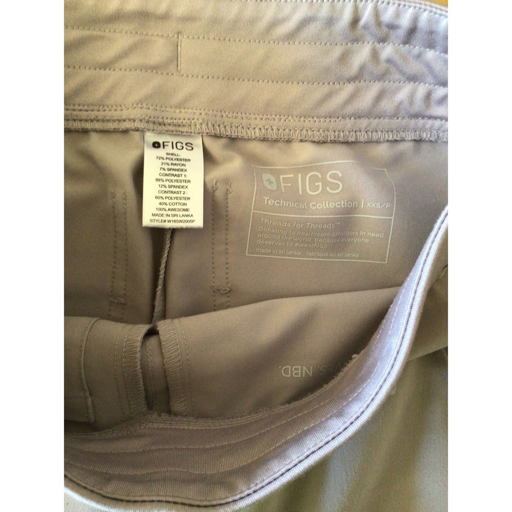FIGS Yola Skinny Scrub Jogger Pants Women's XXS/P Slate Technical Collection - Picture 4 of 4
